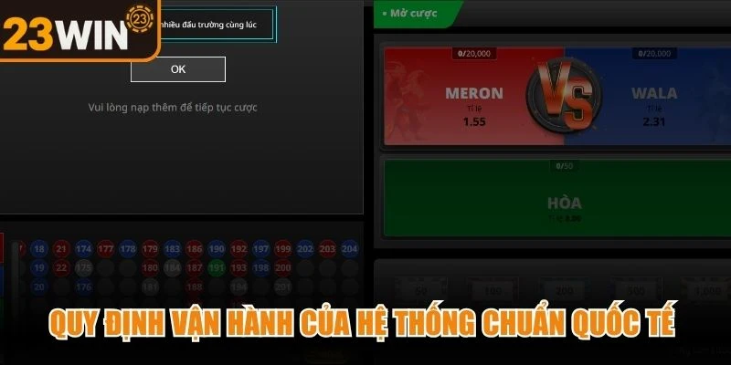 Quy định vận hành của hệ thống chuẩn quốc tế tại đá gà 23WIN